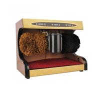 Nettoyeur de chaussures électrique, soins des semelles, brosse de polissage automatique du cuir, Machine de nettoyage de la brillance du cuir Durabilité(Soft brush Gold)