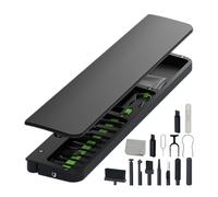 Nettoyeur de clavier, support de poignet, kit gadget | Kit de nettoyage ergonomique anti-glissement avec outils de port, combo pour pinceaux et tampons pour claviers d'ordinateur portable, ports de