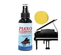 Nettoyeur de clés de piano numérique - Spray doux pour clavier - Brume polonaise brillante - Solution liquide pour enlever les traces de doigts avec une application fluide pour la collecte de
