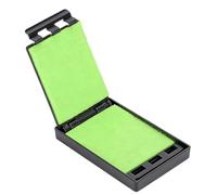 Nettoyeur de cordes de guitare, facile à utiliser, 10 x 6,5 x 2,1 cm, nettoyeur de cordes de guitare, brosse à récurer pour basse, large gamme d'applications, pour ukulélé, violon, banjo, mandoline