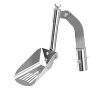 Nettoyeur de cuillère : 3 cm en acier inoxydable, embout de pelle pour enlever les restes de feuilles, élimine les bouchons saisonniers