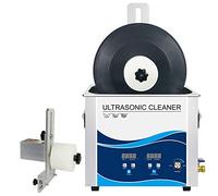 Nettoyeur de disques vinyles à ultrasons avec puissance réglable, système chauffant pour un nettoyage en profondeur et fonction de dégazage.