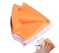 Nettoyeur de fenêtre magnétique double face avec poignée en T - Raclette magnétique double face pour vitre de fenêtre - Nettoyage efficace
