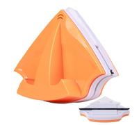 Nettoyeur de fenêtre magnétique | Essuie-vitre magnétique double face, essuie-glace de ménage avec poignée en T, outil triangulaire, fenêtre extérieure propre de l'intérieur