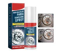 Nettoyeur De Frein Automobile100 Ml, Nettoyer De Détails Automobiles Durables Pour La Graisse D'huile La Poussière La Rouille Le Retrait, Spray De Dissolvant En Fer De Voiture Pour Rotor Rim Roue