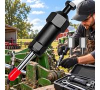 Nettoyeur de Graisseurs pour Machines Agricoles et Véhicules | Outil de débouchage robuste avec adaptateurs M6/M8 pour entretien des points de graissage(2PCS,19.5cm)