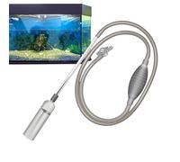 Nettoyeur de Gravier d'aquarium - Siphon Manuel - Pompe à Vide - Outil de Nettoyage de Tuyau en Caoutchouc Flexible - Changeur d'eau Semi-Automatique avec Tube allongé pour l'amour du réservoir de