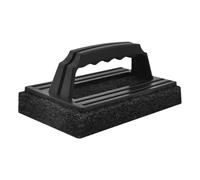 Nettoyeur de grille de barbecue - Brosse de nettoyage à dessus plat, surfaces abrasives robustes, structure de poignée antidérapante, accessoire de grattoir à résidus de 15 x 9 x 7 cm | Outil