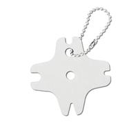 Nettoyeur de grille de barbecue en acier inoxydable avec chaîne suspendue, grattoirs robustes pour enlever les graisses tenaces, brosse de gril robuste avec grattoirs