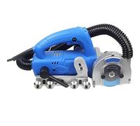 Nettoyeur De Joints éLectrique 1200 W Pour Usage Domestique, 9000 Tr/Min Avec Aspiration IntéGréE Des PoussièRes Et Profondeur RéGlable Pour éLiminer Les Anciens Joints De Carrelage Et Le Mastic(A)