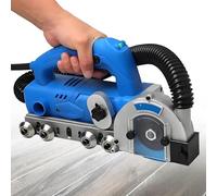 Nettoyeur De Joints éLectrique Haute Puissance 1200 W, 9000 Tr/Min, Avec Aspiration IntéGréE Des PoussièRes, Pour éLiminer Les Anciens Joints De Carrelage Et Le Mastic,Outil Pour Usage Domestique(B)
