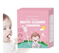 Nettoyeur de langue de gaze pour , nettoyant pour bébé | Stick nettoyage des gencives avec gaze buccale de 30 pièces, nettoyant pour gencives portable pour gaze pour langue orale, nettoyant