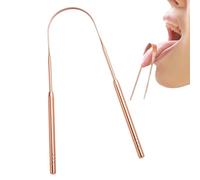 Nettoyeur de langue - Grattoir ergonomique en forme de U, nettoyant de langue en acier inoxydable | Pour voyage, maison, bain, soins hygiène, santé, mauvaise