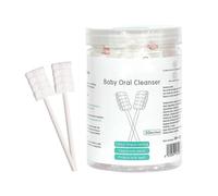 Nettoyeur de langue pour bébé | Bâton de nettoyage buccal | Lingettes en gaze douces Nettoyant hygiénique pour les gencives et le soin de la langue des bébés