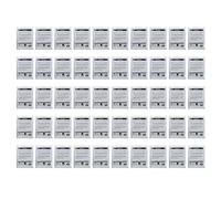 Nettoyeur de Lecteur de Cartes de Crédit, 50 Pièces, Cartes de Nettoyage de Terminaux à Balayage pour Machines ATM, Imprimantes de Cartes Adaptées à Différents Types de Lecteurs