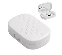 Nettoyeur de lentilles à ultrasons - Nettoyeur à ultrasons portable pour lentilles souples, nettoyant intelligent rechargeable avec écran LED pour la famille, les amis, les adolescents