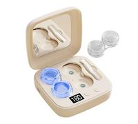 Nettoyeur de lentilles de contact portable - Mini machine à laver les lentilles, nettoyant alimenté par, appareil d'entretien doux | Soins oculaires pratiques pour adultes hommes femme