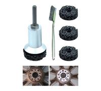 Nettoyeur De Moyeu | Kit De Nettoyage pour Goujons De Roue,Performance Élimination Rapide Poussière Graisse Saleté Compatible Perceuse Étriers De Roue Rotors Réparation Véhicule Restitution