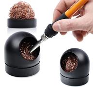 Nettoyeur de pannes de fer à souder avec copeaux de métal dans le socle