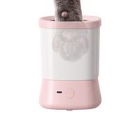 Nettoyeur de pattes de chien - Portable à deux vitesses - Avec design anti-éclaboussures - Compact - Pour le camping, les voyages et les aventures en plein air - Solution de nettoyage des pattes sans