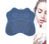 Nettoyeur de pieds pour la douche, tapis de massage antidérapant en silicone avec ventouses, outil de massage manuel pour la famille, la préparation de pédicure, les amis, les personnes âgées et les