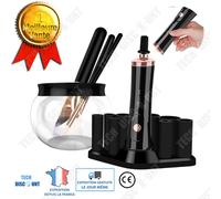 Nettoyeur De Pinceau Maquillage Électrique Kit Makeup Brush Cleaner Automatique Crayon Multifonctionnel Rotatif À Haute Vitesse