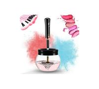 Nettoyeur de Pinceau Maquillage Spinner 8 Embouts+Bocal+Tapis Nettoyante