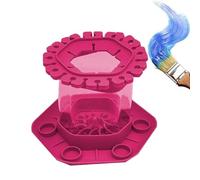 Nettoyeur de pinceaux aquarelle - Gobelet de rinçage en silicone avec design de piège à eau amovible | Fournitures d'art polyvalentes pour salles de classe, studios créatifs, activités à domicile