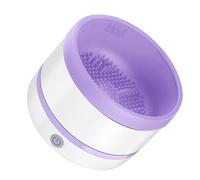 Nettoyeur de pinceaux de maquillage électrique automatique - Outil de nettoyage portable pour les amateurs de soins de la peau, artistes professionnels en cosmétologie et étudiants