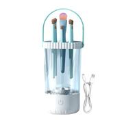 Nettoyeur de pinceaux de maquillage électrique avec technologie de rotation avancée, adapté pour un nettoyage en 30 secondes et nettoyeur domestique de conception portable