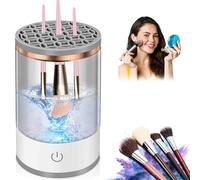 Nettoyeur De Pinceaux De Maquillage électrique, Machine Automatique Portable Usb, Nettoyeur De Pinceaux De Maquillage Réutilisable, Ensemble Pour Nettoyage Rapide Et Séchage De Tous Les Pinceaux