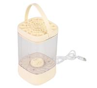 Nettoyeur de Pinceaux de Maquillage électrique, Machine de Nettoyage Automatique de Pinceaux de Maquillage 8 W 7000 Tr/min (Beige)