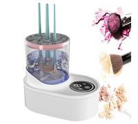 Nettoyeur De Pinceaux De Maquillage Électrique, Machine De Nettoyage De Pinceaux, Nettoyeur De Pinceaux Automatique Portable, Nettoyeur De Pinceaux De Maquillage Électrique, Laveuse Et Sécheuse De Pin