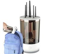 Nettoyeur de pinceaux de maquillage électrique - Outil de nettoyage de pinceaux rechargeable à séchage rapide | Pinceau de maquillage rotatif | Ensemble de nettoyage automatique de pinceaux cosmétique