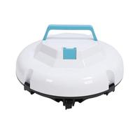 Nettoyeur De Piscine Automatique, Puissant Aspirateur De Bassin D'Aspiration Sans Fil avec 120 Minutes D'Exécution 100m2 Couverture Aspiration Efficace pour Haut Et Dans Le Sol (Prise UE)
