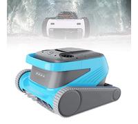 Nettoyeur de piscine robotique automatique avec escalade murale et contrôle par application, paniers filtrants de 6 L pour piscines plates hors sol/creusées