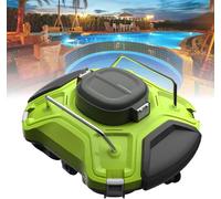 Nettoyeur de piscine robotique automatique sans fil - Escalade murale, filtre à charge par le haut pour piscines creusées et hors sol