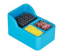 Nettoyeur de pointes de fer à souder bleu - Éponge de fil de soudure en laine | Nettoyant pour pointes de bobine en laiton | Nettoyant pour enlever l'étain | Boîte de rangement en étain | Brosse de