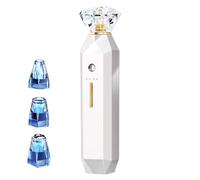 Nettoyeur de pores du visage - 4 puissances d'aspiration avec 3 têtes de buse | Absorbeur de rechargeable pour homme et femme, peau humide et brillante