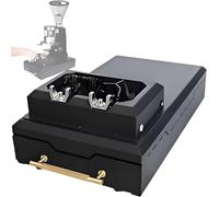 Nettoyeur De Porte-Filtres Expresso électrique 150W, Machine Automatique De Nettoyage Du Marc Café Pour Porte-Filtres De 58 Mm, Bac De Récupération Du Marc De Café Avec 1 Tête De Brosse Et 2 Racleurs