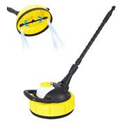 Nettoyeur de pour Nettoyeur Haute Pression - Brosse de terrasse de 11,02 Pouces | Nettoyeurà Rotatif - Outil de Nettoyage Rond en ABS Durable avec buse rotative élimine la saleté des allé