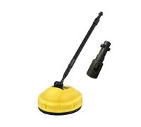 Nettoyeur de pour nettoyeur haute pression, protection contre les projections, brosse rotative à 360° , brosse flexible pour pavés, nettoyeur de pavés, poignée de 45 cm, pour travaux verticals
