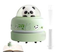 Nettoyeur de poussière de table - Aspirateur de dessin animé de 3,78 x 3,27 pouces, plumeau de bureau portable avec câble et économie d'énergie, fonctionne avec piles | Décapant de miettes compact