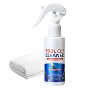 Nettoyeur de queue de billard de 120 ml avec serviette | Fournitures de sport et accessoires pour l'entretien du concours d'utilisation pour hommes, femmes, jeunes