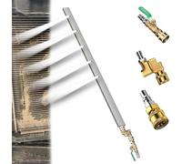 Nettoyeur De Radiateur De Voiture, Kit De Nettoyage De Radiateur Portable, Bâton De Lavage Haute Pression avec Embouts Et Raccords Rapides