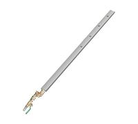 Nettoyeur de radiateur réglable - Tige haute pression en acier inoxydable de 61 cm - Outil de balai portable - Tige de nettoyage pour gouttières de condensateur, embout pour espaces étroits - Pour