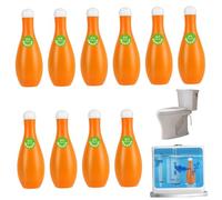 Nettoyeur de réservoir de toilettes 10pcs Nettoyer cuve vitrines dans la bouteille liquide nettoyage efficace avec déodorizant parfum, bol, déodorizant