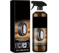 Nettoyeur de roues Ensemble nettoyant pour pneus de voiture Brillant Pneus Spray de Polissage Antistatique pour Pneus Brillanteur pour Plastique et Pneus