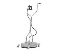 Nettoyeur de sol 20" 4000 PSI haute pression pour béton et pierre, pression maximale de 4500 PSI avec 2 buses, avec 4 roues et fonction aspiration-essuyage sec, construction en acier inoxydable