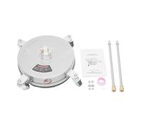 Nettoyeur de surface haute pression 31,5 cm avec 4 roues, embouts de nettoyeur haute pression avec raccord rapide 1/4", 2 barres d'extension, 4000 PSI, boîtier en acier inoxydable